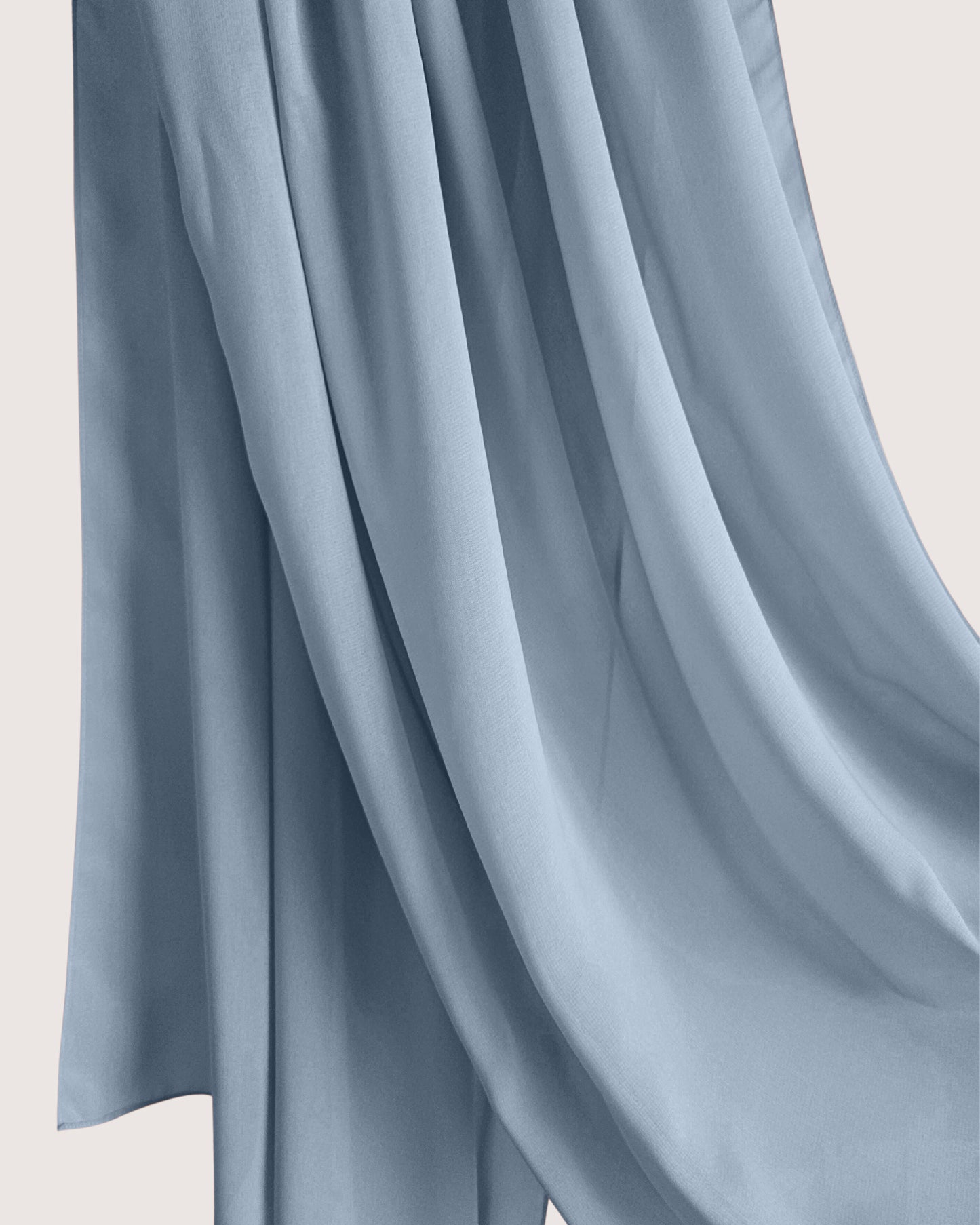 Premium Sky Blue Chiffon Hijab Scarf