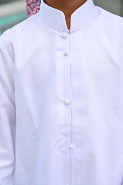 White Bahraini Baby Jubba