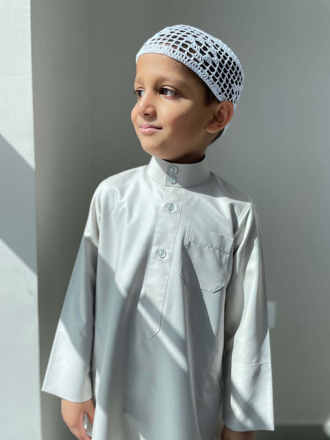 Light Green Saudi Baby Jubba