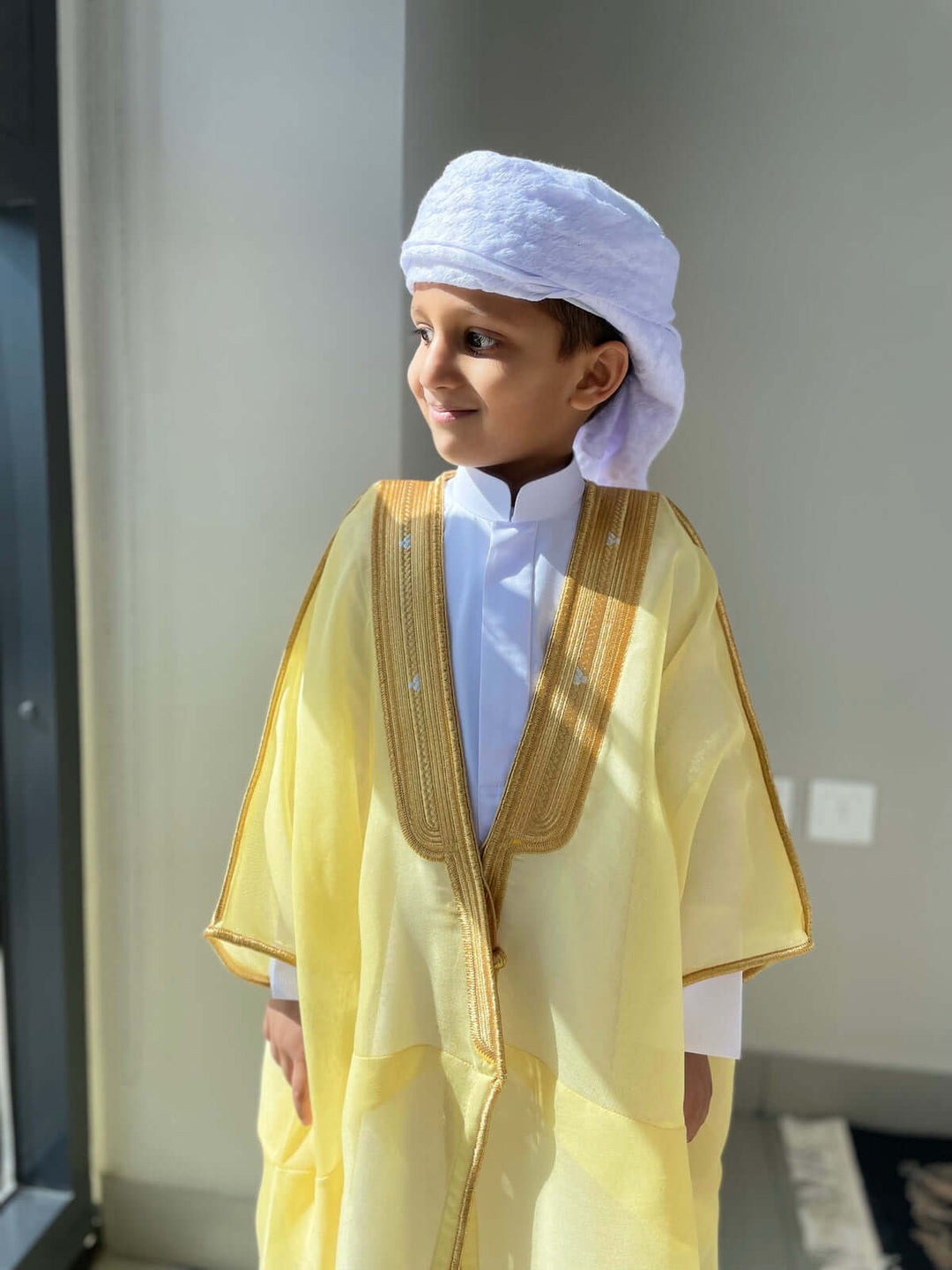 Yellow Kids Bisht