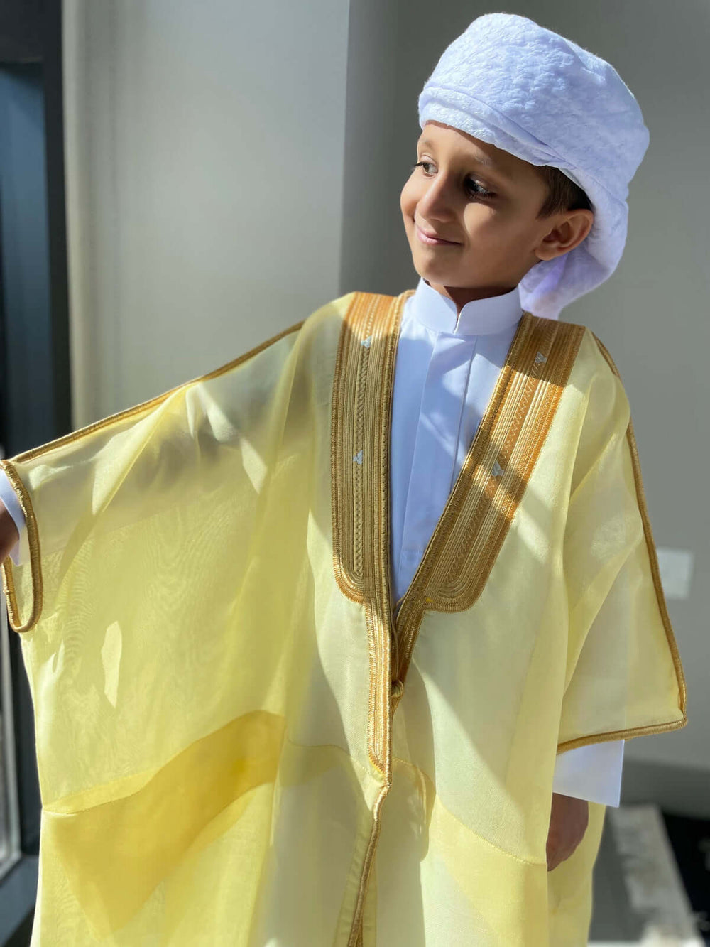 Yellow Kids Bisht