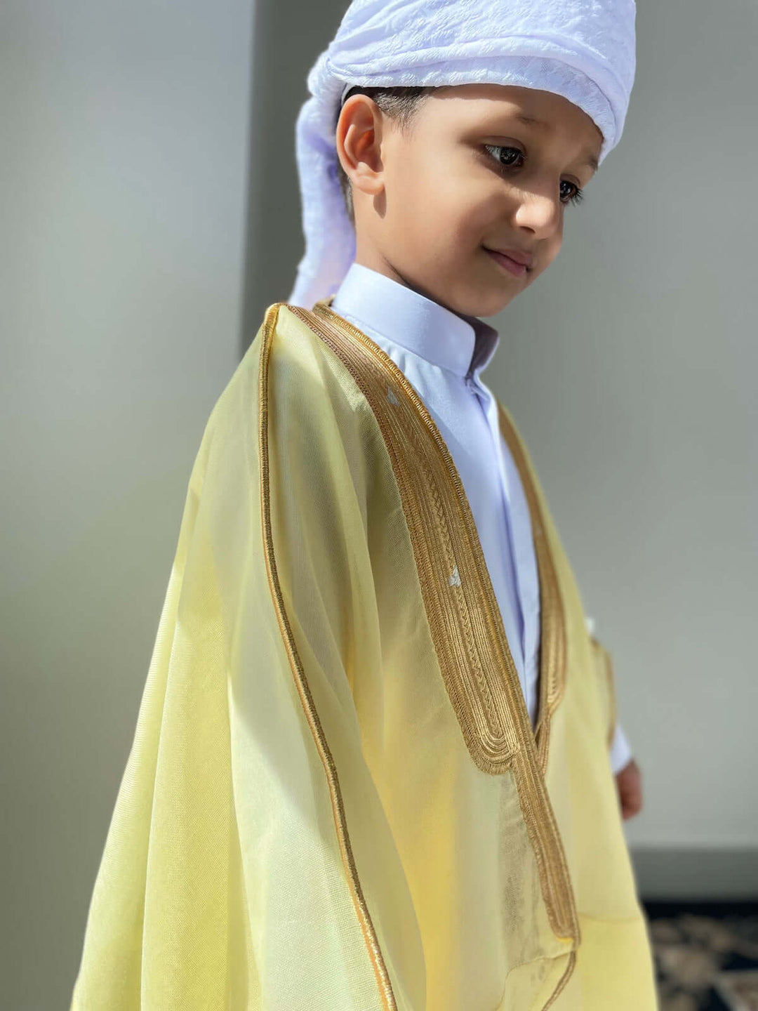Yellow Kids Bisht
