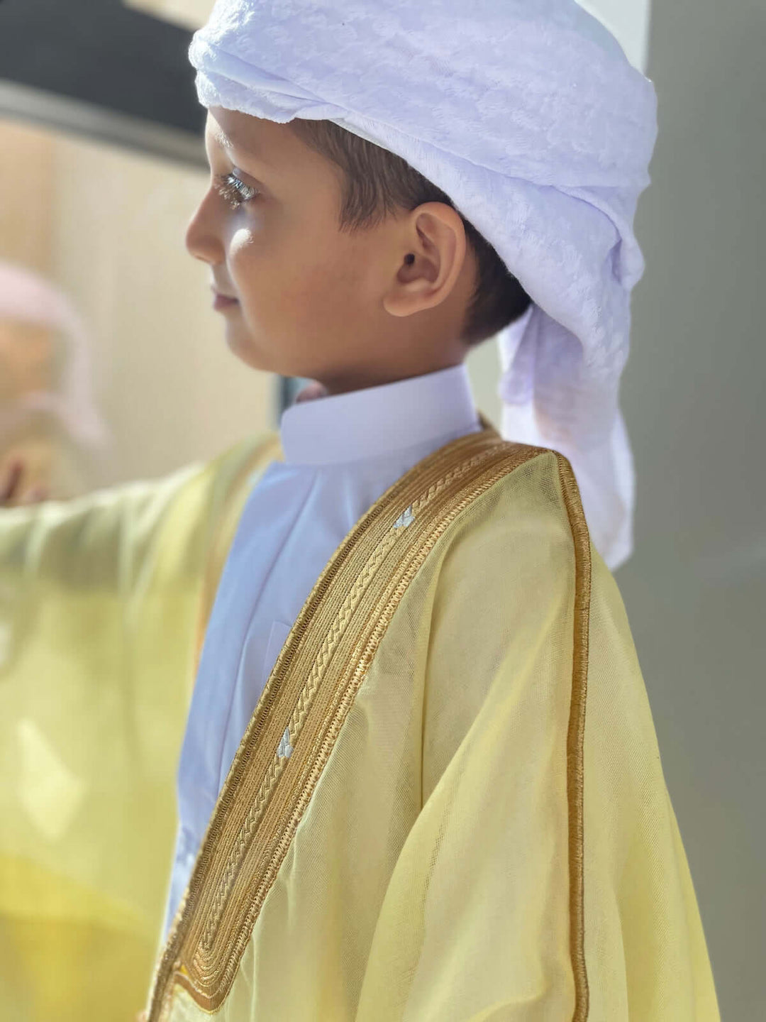 Yellow Kids Bisht