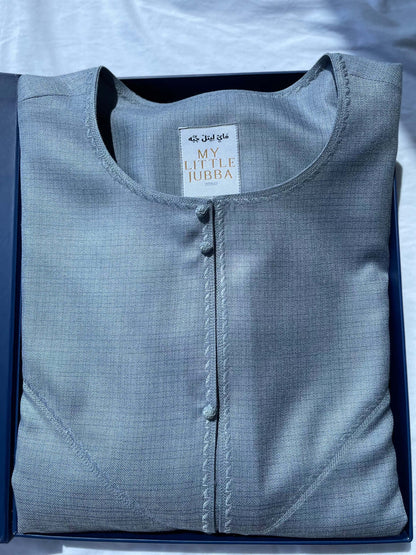 Artic Blue Cashmere Wool Emirati Baby Jubba