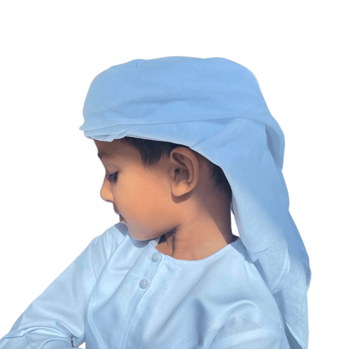Kids Ready Made White Arab Hat Ghutra