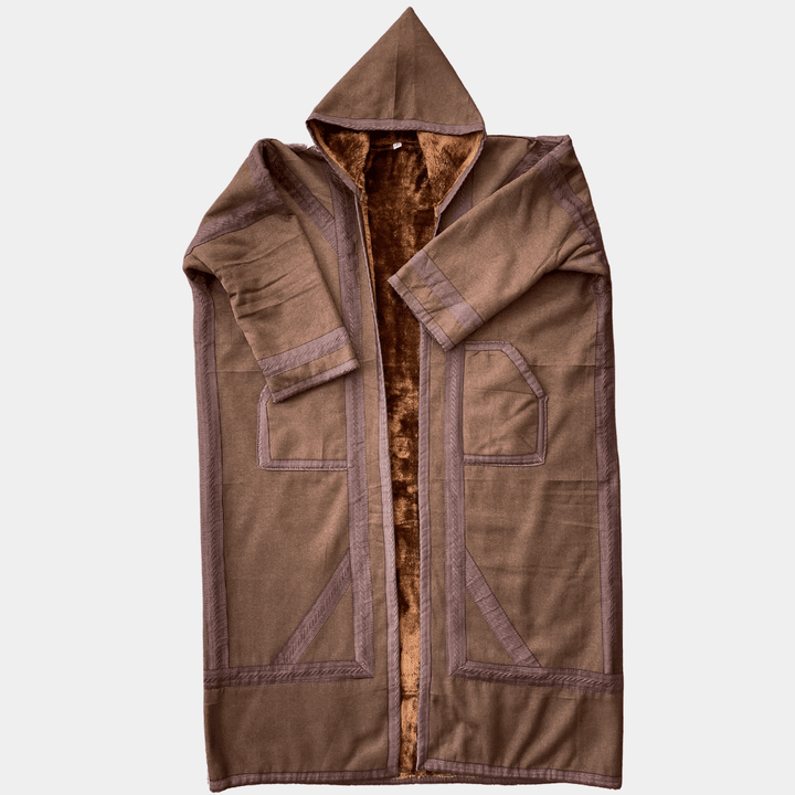 Syrian Farwa Fur Coat Mocha Brown